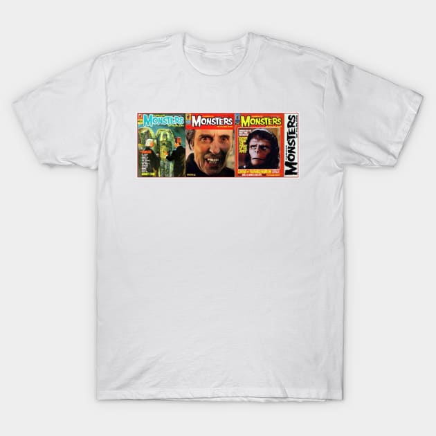 Classic Famous Monsters of Filmland Series 18 T-Shirt by Starbase79